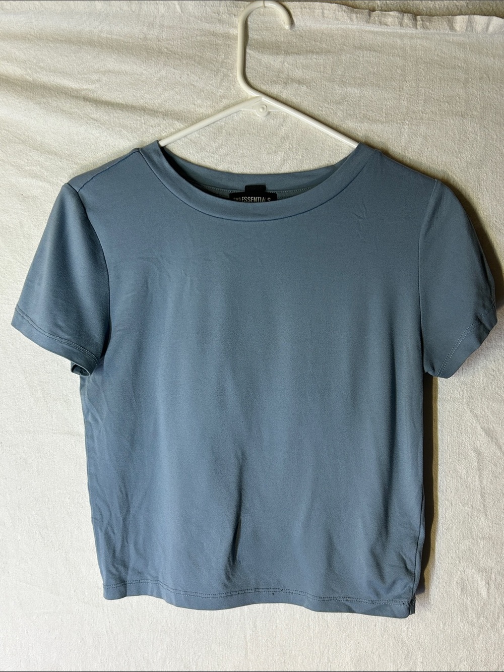 Essentials Slate Blue Short Sleeve Crewneck Tee